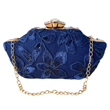 Load image into Gallery viewer, Amelia Clutch - Navy
