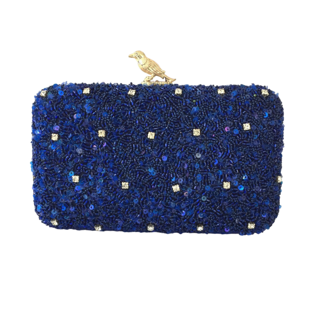 Nancy Clutch - Cobalt Blue