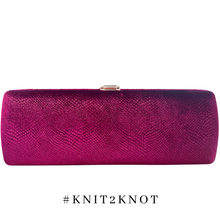 Load image into Gallery viewer, Hera Clutch - Dark Raspberry
