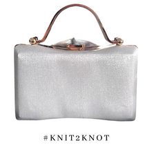 Load image into Gallery viewer, Kimberly Clutch - Silver
