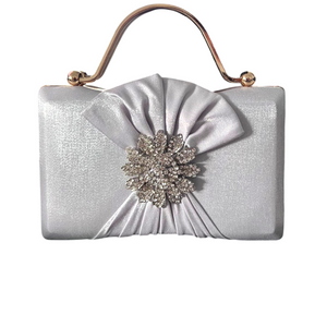 Kimberly Clutch - Silver