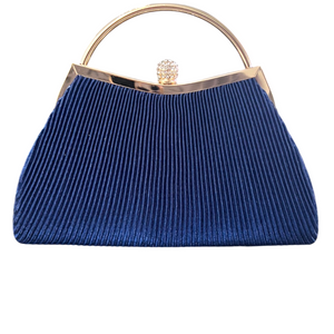 Nina Clutch - Navy Blue