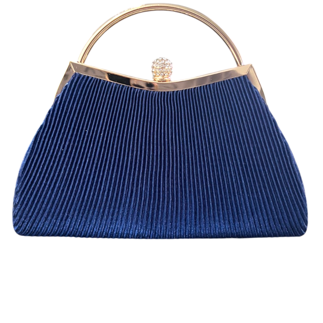 Nina Clutch - Navy Blue