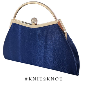 Nina Clutch - Navy Blue