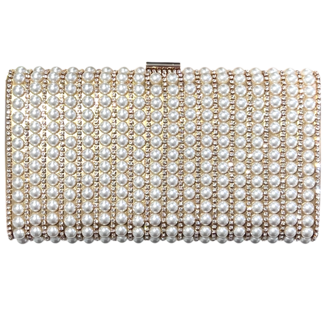 Pearl Clutch - Gold