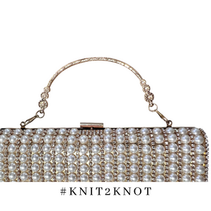 Pearl Clutch - Gold