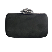 Load image into Gallery viewer, Roselle Clutch - Charcoal
