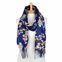 Load image into Gallery viewer, Sakura Flower Scarf
